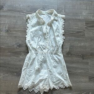 Kimchi Blue White Romper